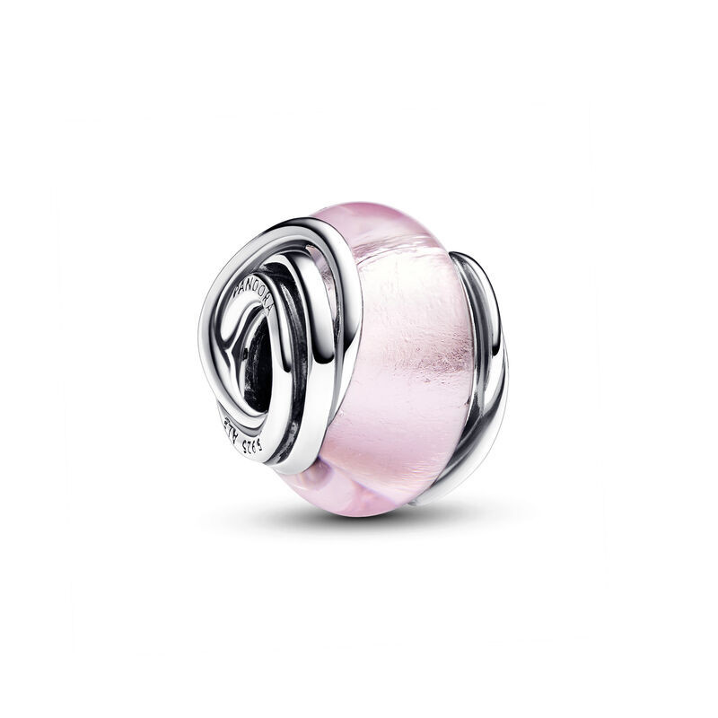 Pandora Encircled Pink Murano Glass Charm | Ben Bridge Jeweler