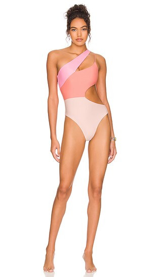 Kabella One Piece in Pink Canyon | Revolve Clothing (Global)