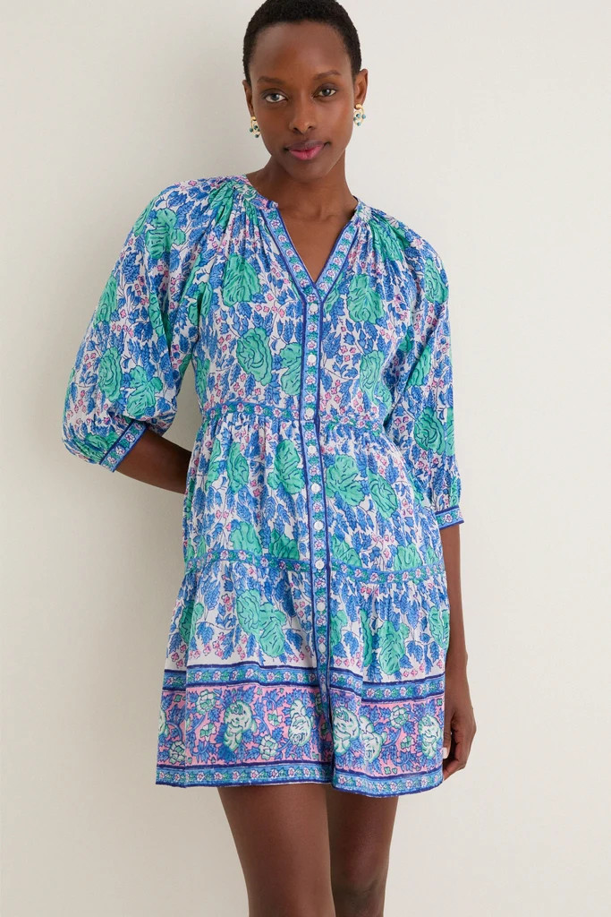 Green Navy Clara Mini Dress | Tuckernuck (US)