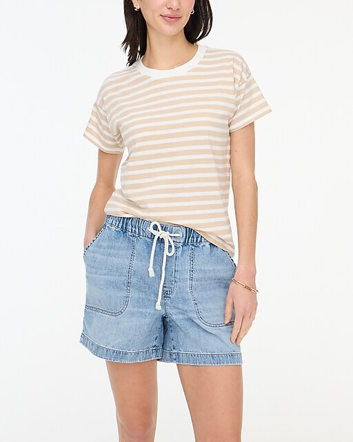 Striped crewneck tee | J.Crew Factory