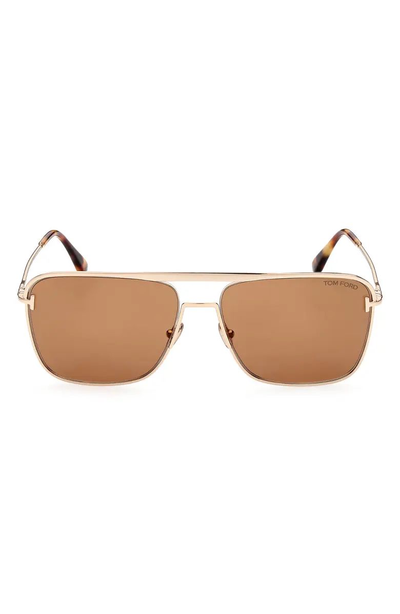 Tom Ford Jake 60mm Navigator Sunglasses | Nordstrom | Nordstrom