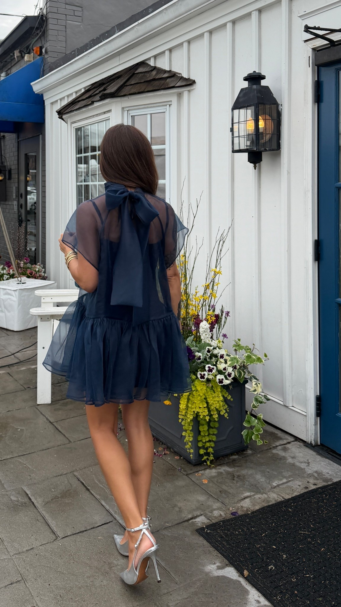 Wearing a 0 in this dress and I had it hemmed!