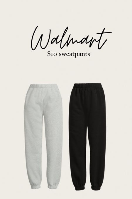 Walmart $10 jogger sweatpants 

#LTKStyleTip #LTKFindsUnder50 #LTKFindsUnder100