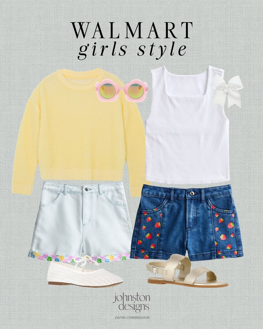 The cutest Walmart girls finds for spring and summer. Sweet sweaters, easy tanks, playful shorts and comfy sandals that are perfect for school days, playdates and warm weather adventures. 🍓

Walmart girls clothes, girls spring outfits, girls summer outfits, walmart kids fashion, toddler girl outfits, girls denim shorts, girls strawberry shorts, girls pastel sweater, girls tank top outfit, girls sandals, kids walmart finds, girls everyday outfits, affordable kids clothes, walmart kids style, girls playdate outfits.

 

 #LTKootd #LTKSeasonal #LTKKids