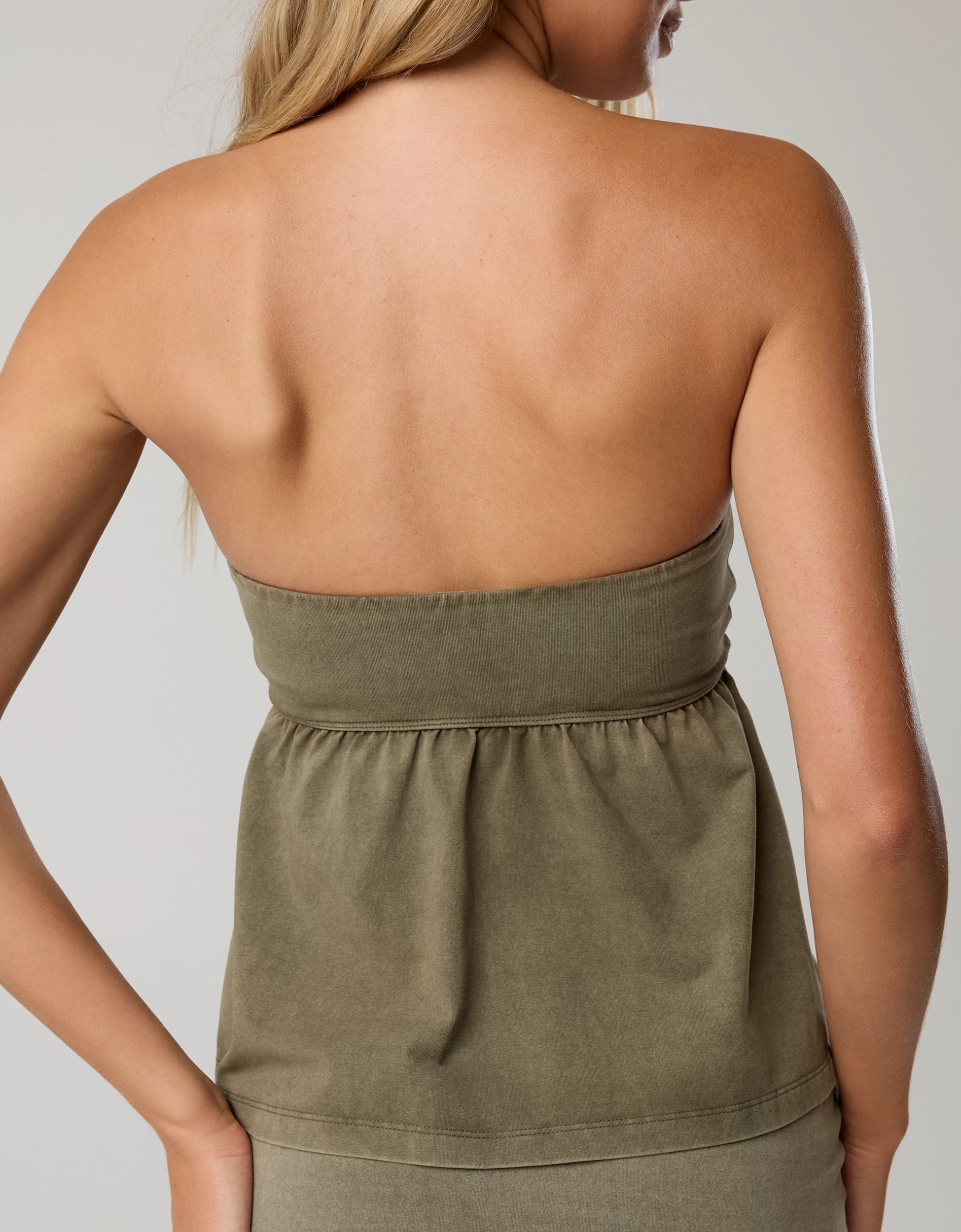 OFFLINE By Aerie OG Cotton Peplum Tube Top | American Eagle Outfitters (US & CA)