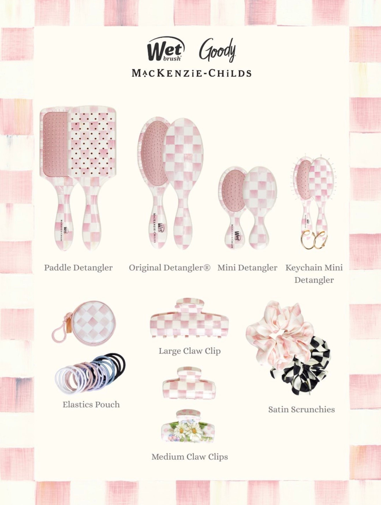 The cutest Collab with the hairbrushes that I swear by! I use them in my salon and at home on myself as well! There’s nothing better than a wet brush for detangling!