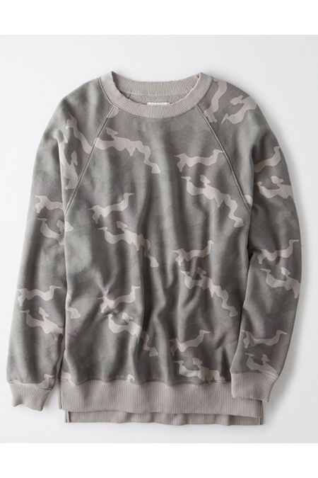 AE Fleece Crew Neck Sweatshirt | American Eagle Outfitters (US & CA)