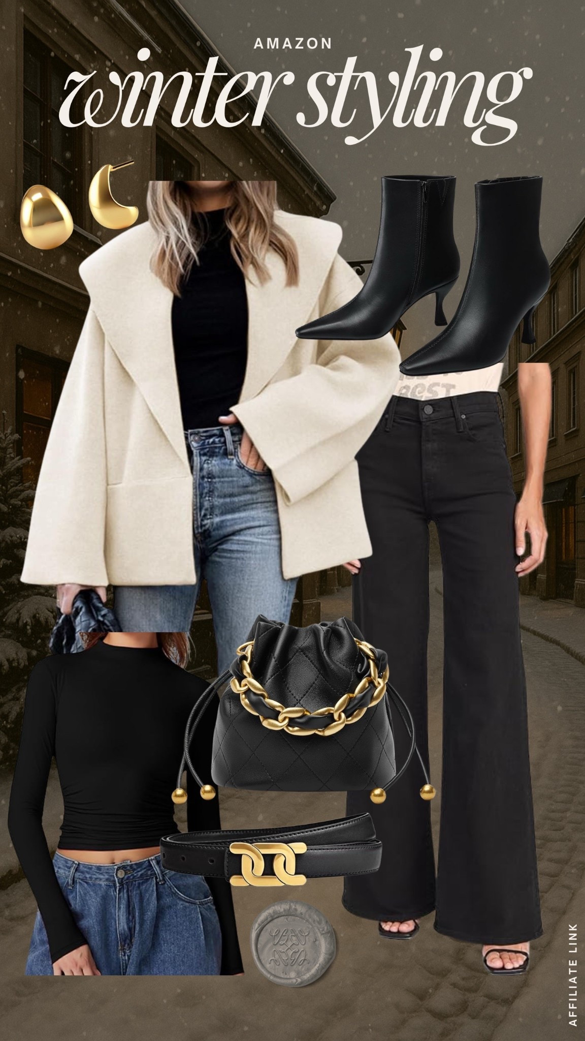 ❄️ Winter styling, made simple.
Classic black and cream tones, gold details, and timeless silhouettes that never go out of style. Think structured coats, sleek boots, and chic accessories that instantly pull a look together.
Linked in my LTK 🤍

#AmazonFashion #AmazonStyle #AmazonOutfits #LTKStyle #LTKFashion #HolidayStyle #WinterOutfits #FallFashion #AmazonFinds #LTKStyleTip


#LTKHoliday #LTKFindsUnder50 #LTKSeasonal