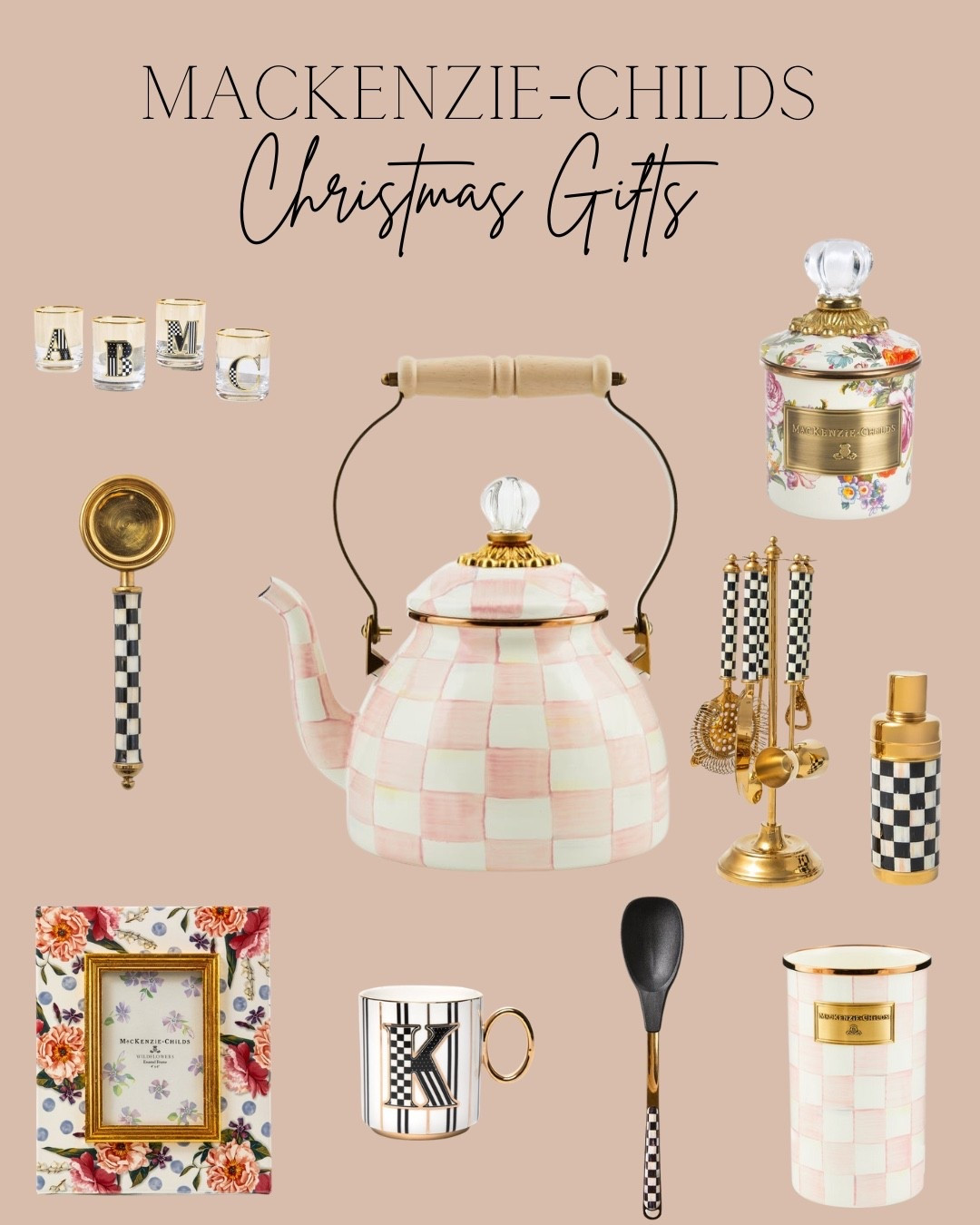 Mackenzie Childs Christmas wishlist 

For those who like the finer things in life 
Kitchen accessories 
Kitchen. Cooking. Tea pot. Kettle. Cups. Mugs. Coffee. Utensils  

#LTKGiftGuide #LTKHome #LTKHoliday