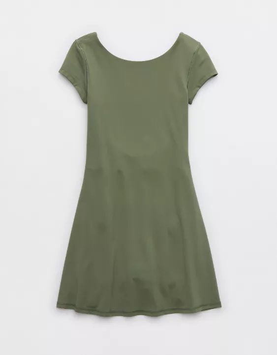 OFFLINE By Aerie Real Me Xtra Back Me Up Dress | American Eagle Outfitters (US & CA)