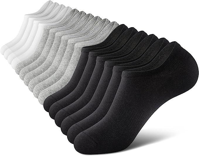 No Show Men Socks, Low Cut Ankle Sock, Men Short Socks Casual Cotton Socks | Amazon (US)