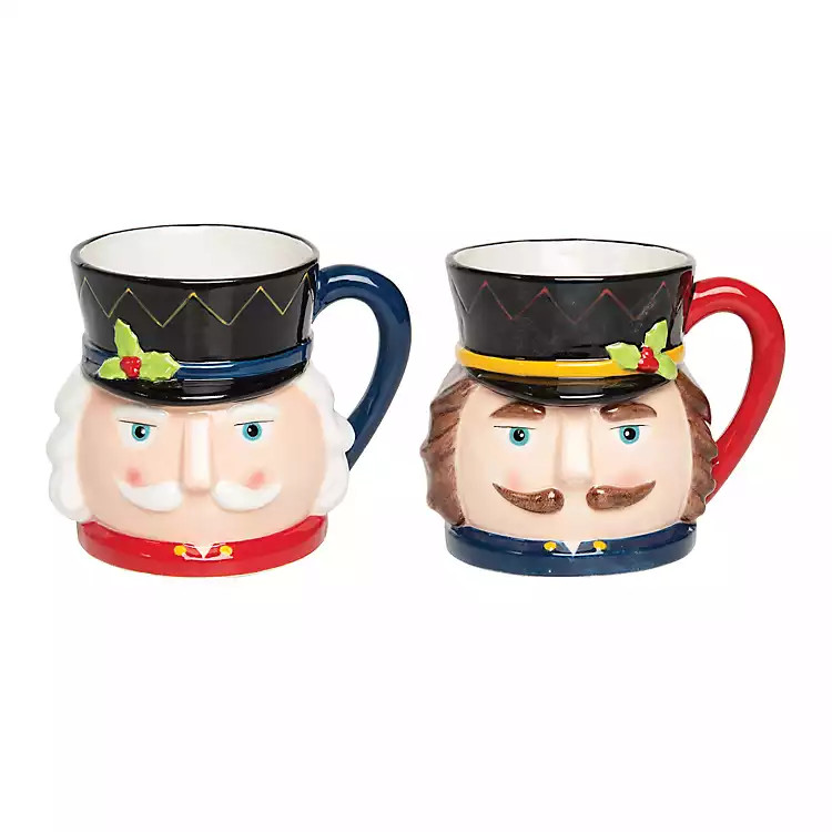 Nutcracker Christmas Mugs, Set of 2 | Kirkland's Home