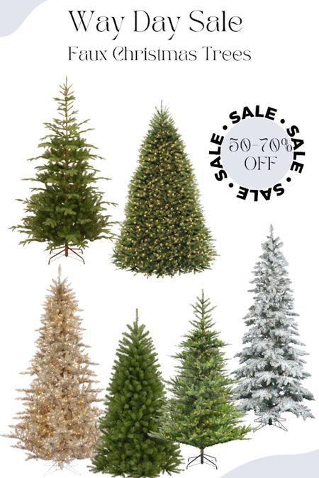 Way day sale faux Christmas trees 

#LTKhome #LTKHoliday #LTKSeasonal