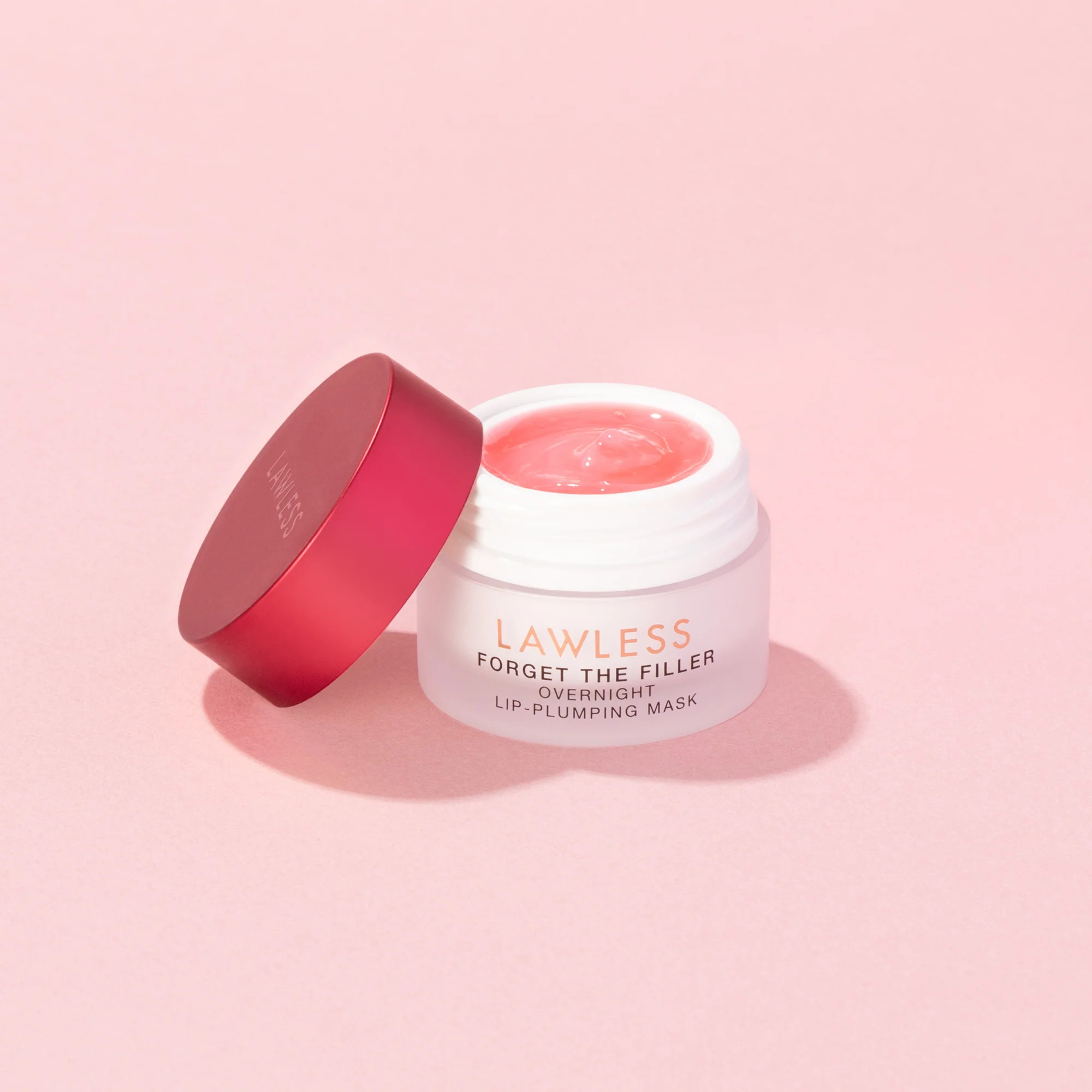 Forget the Filler Overnight Lip-Plumping Mask Cherry Vanilla | Lawless Beauty