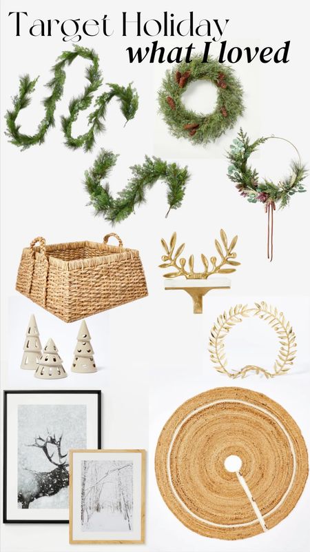 Studio Mcgee and Target holiday / Christmas. Tree collar garlands and stocking holder 

#LTKunder50 #LTKhome #LTKSeasonal