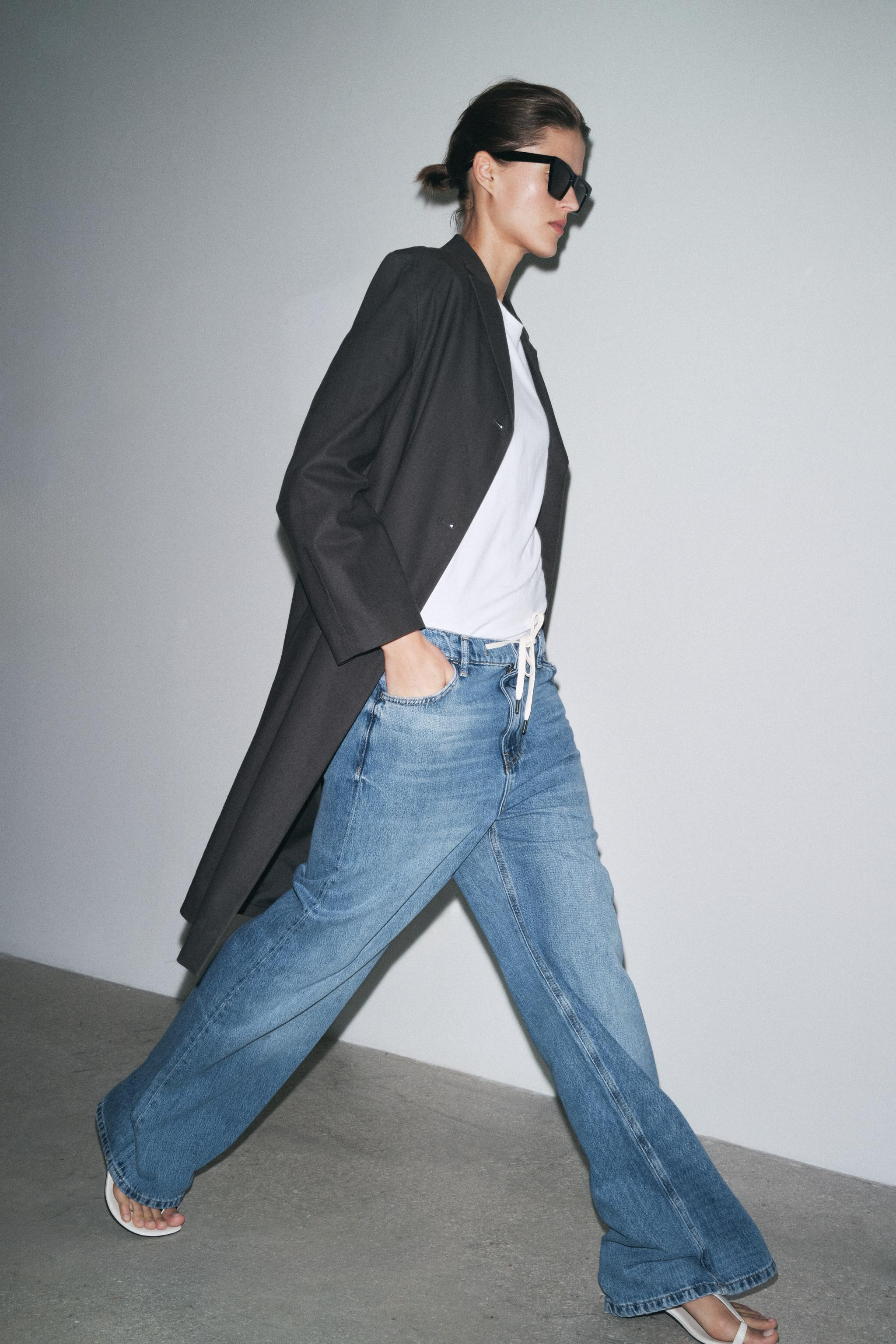 RELAXED MID WAIST JEANS ZW COLLECTION | Zara US