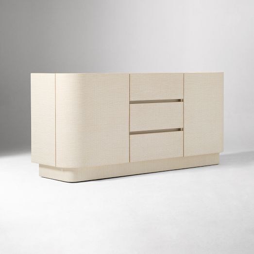 Solstice Painted Raffia Buffet (64") | West Elm (US)