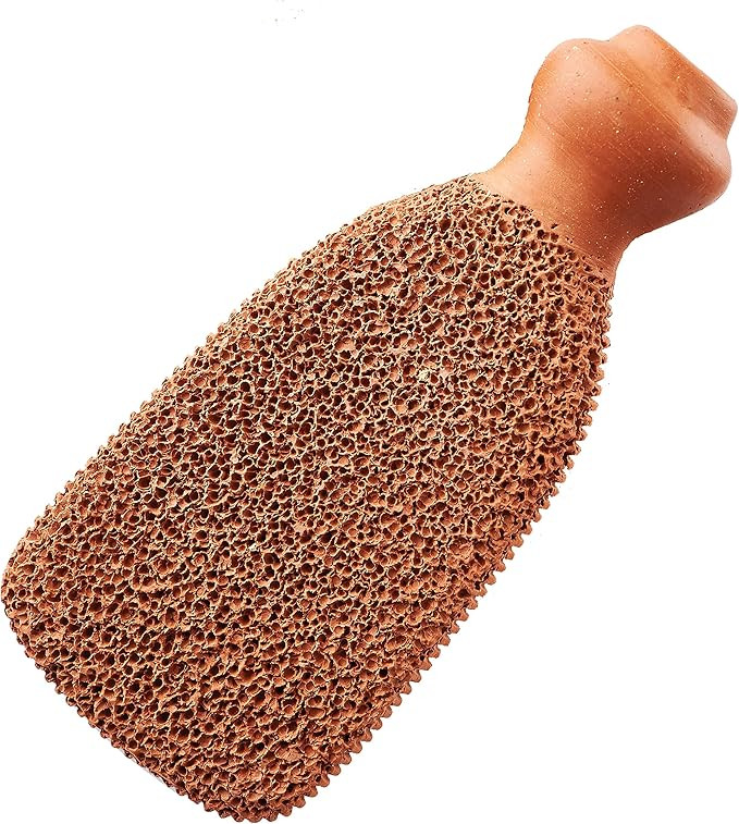 Pumice Stone for Feet Lasts 5+ Years Foot Exfoliator Scrubber Callus Remover Made of Natural Terr... | Amazon (US)
