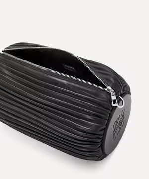 Pleated Leather Bracelet Pouch Bag | Liberty London (UK)