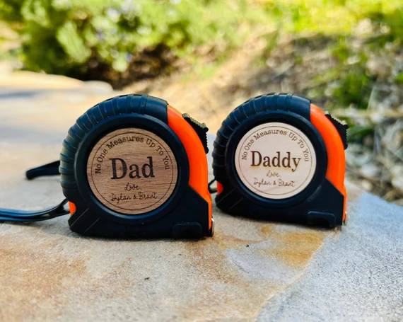 No One Measures Up To You - Personalized Tape Measure, Fathers Day Gift From Daughter, Personaliz... | Etsy (US)