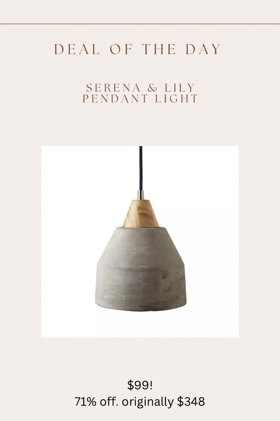 Ooooh!! It’s so rare to find a sale like this at Serena & Lily! Gorgeous textured & tones pendant light 71% off 😍🙌🏻

#LTKhome #LTKsalealert