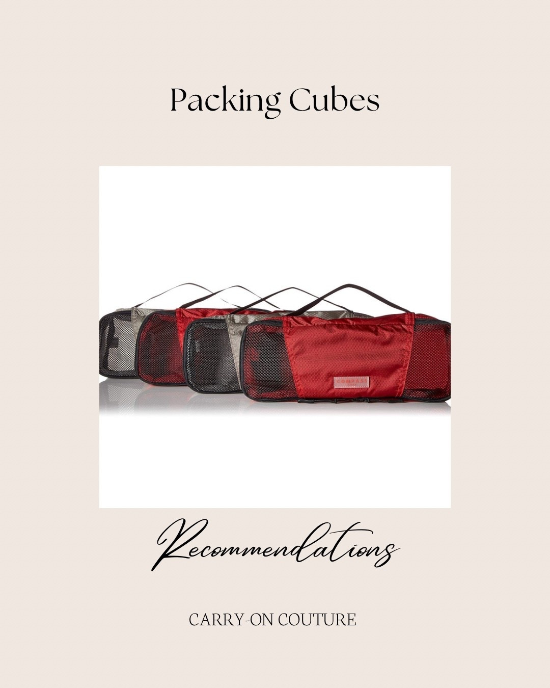 Here are the packing cubes I use…one set are the slim size that fit perfectly the width of most carry-ons, and the other set have a little compression for your bulkier items! 

#LTKTravel #LTKOver40