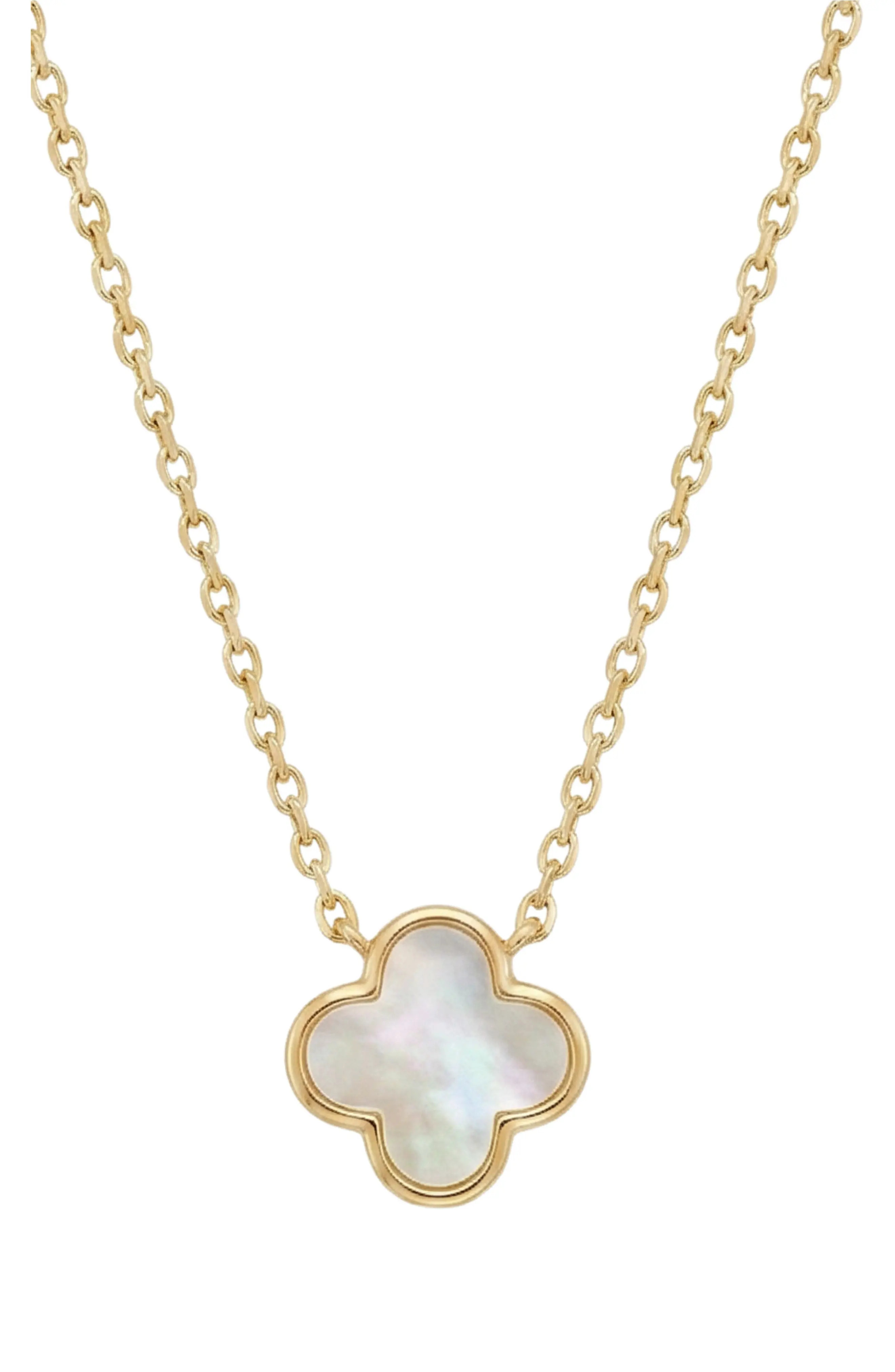Mother-of-Pearl Clover Pendant Necklace (Women) | Nordstrom | Nordstrom