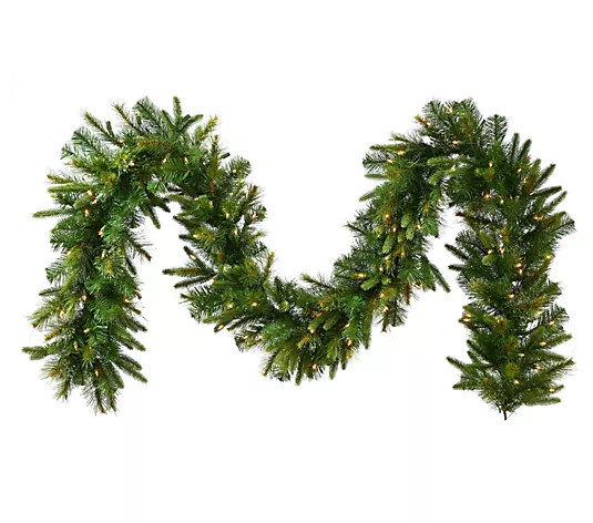 9' x 14" Cashmere Garland LED by Vickerman | QVC