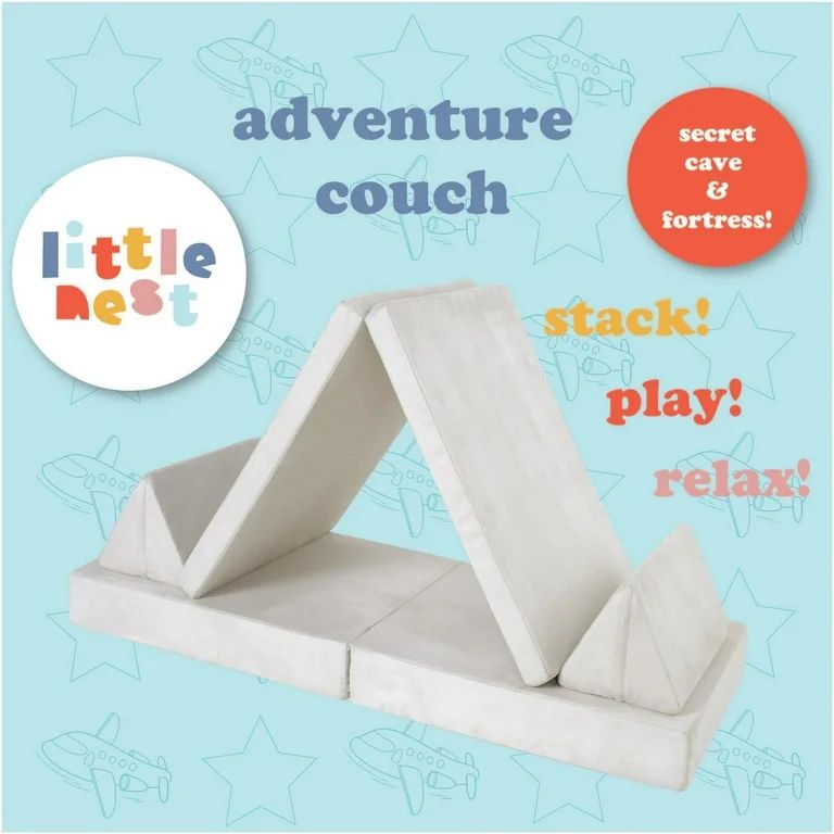 Little Nest Modular Adventure Couch Lunar Grey For Toddler | Walmart (US)
