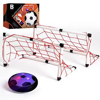 The Black Series Game Hover LED Air Soccer Ball Set with 2 Goals | JCPenney