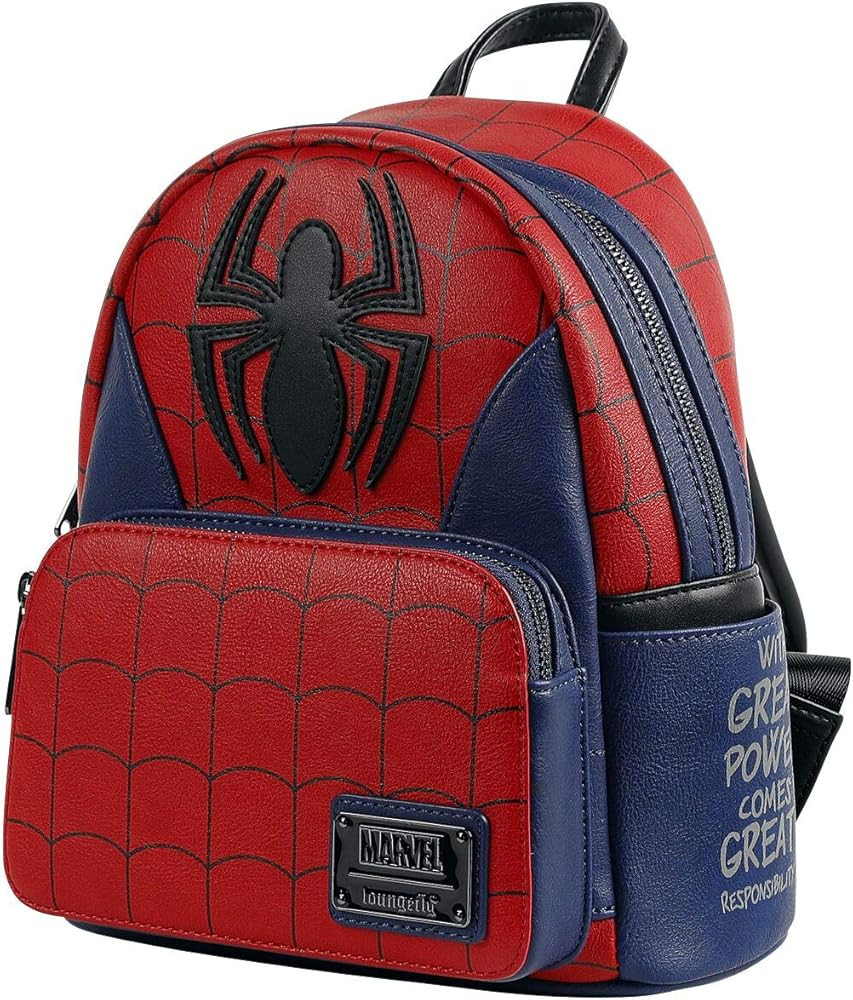 Loungefly Marvel Spider Man Classic Cosplay Womens Double Strap Shoulder Bag Purse | Amazon (US)
