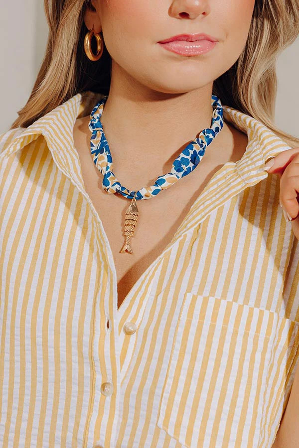 Sicilian Sweetheart Scarf Necklace | Impressions Online Boutique