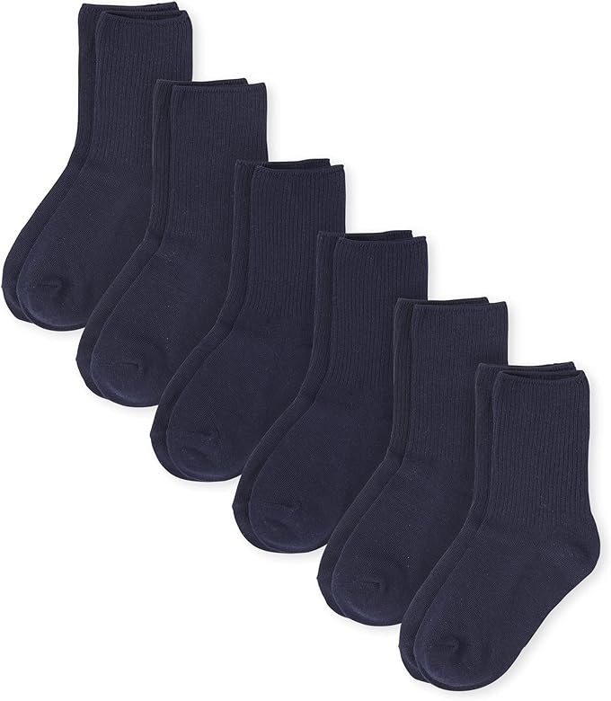 The Children's Place Boys Dressy Crew Socks 6-pack | Amazon (US)