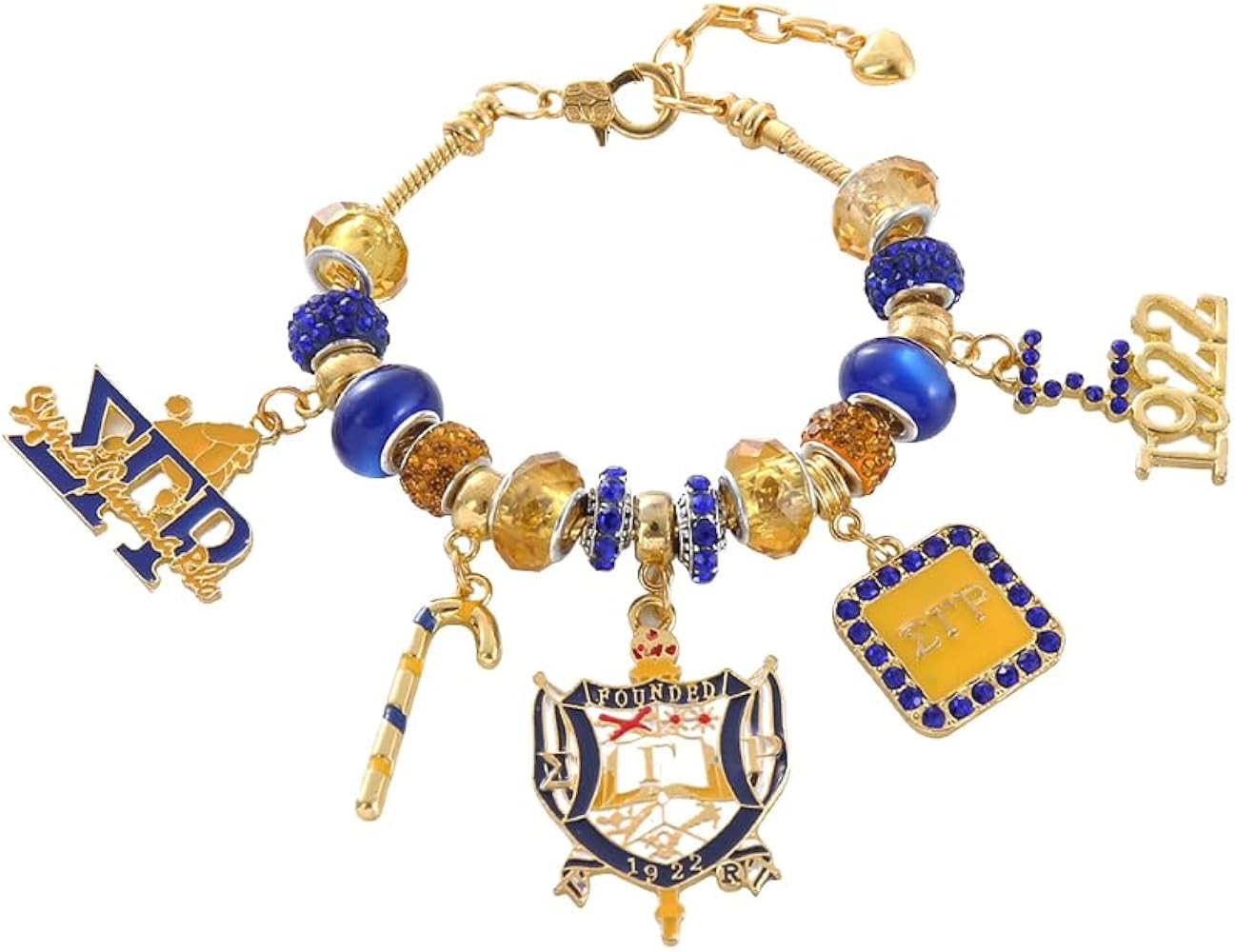 1922 Sorority Bracelet for Women Sigmaa Gamma Rho Gift SGRho Inspire Greek Greece Sorority Gift | Amazon (US)
