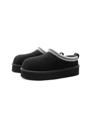 Nina | Platform Fuzzy Slippers | Fitory Footwear US