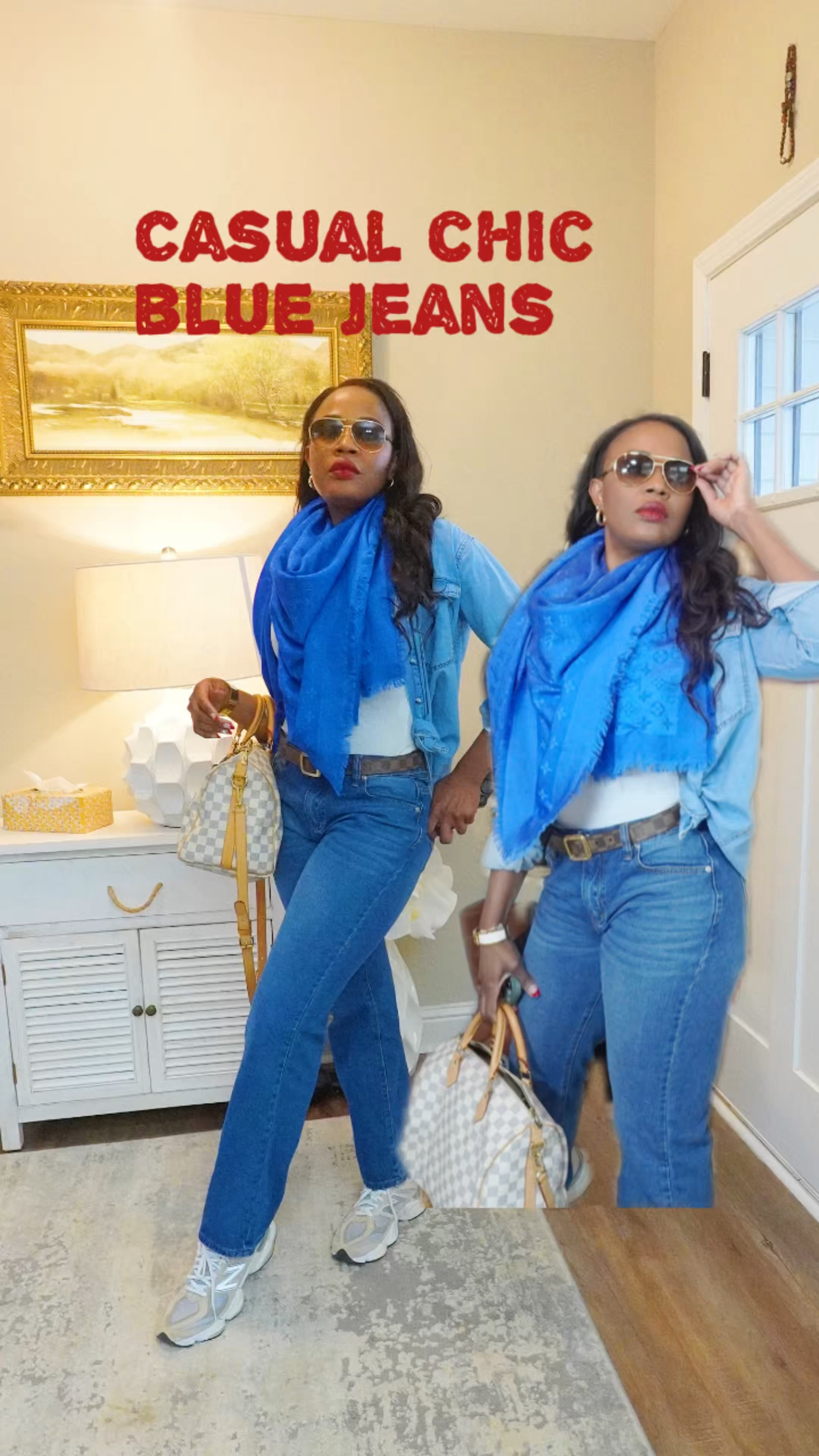 Blue Jeans Kind of Day | New Month, New Energy

The sun didn’t come out today, but that’s not stopping us from elevating the mood with a chic, casual outfit. I’m styling my favorite Fashion Nova blue jeans with this Topshop moto blue jacket, a white tank bodysuit, and my comfy New Balance 9060 sneakers. To pull it all together, I’m adding my Louis Vuitton Speedy 35 and a blue scarf for that effortless, put-together vibe.

Who else loves a timeless blue-jeans moment? Shop the look now on my LTK storefront! ✨

#LTKStyle #LTKFashion #CasualChic #StreetStyle #DenimOnDenim #OOTD #FashionInspo #WardrobeEssentials #FashionNovaJeans #MotoJacket #NewBalance9060 #LVSpeedy #ElevatedCasual #WinterStyle #EffortlessChic #TrendyLooks

#LTKStyleTip #LTKWatchNow #LTKBeauty