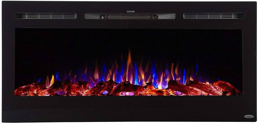 Touchstone Smart Electric Fireplace-The Sideline 45 Inch Wide-in Wall Recessed-30 Realistic Ember... | Amazon (US)