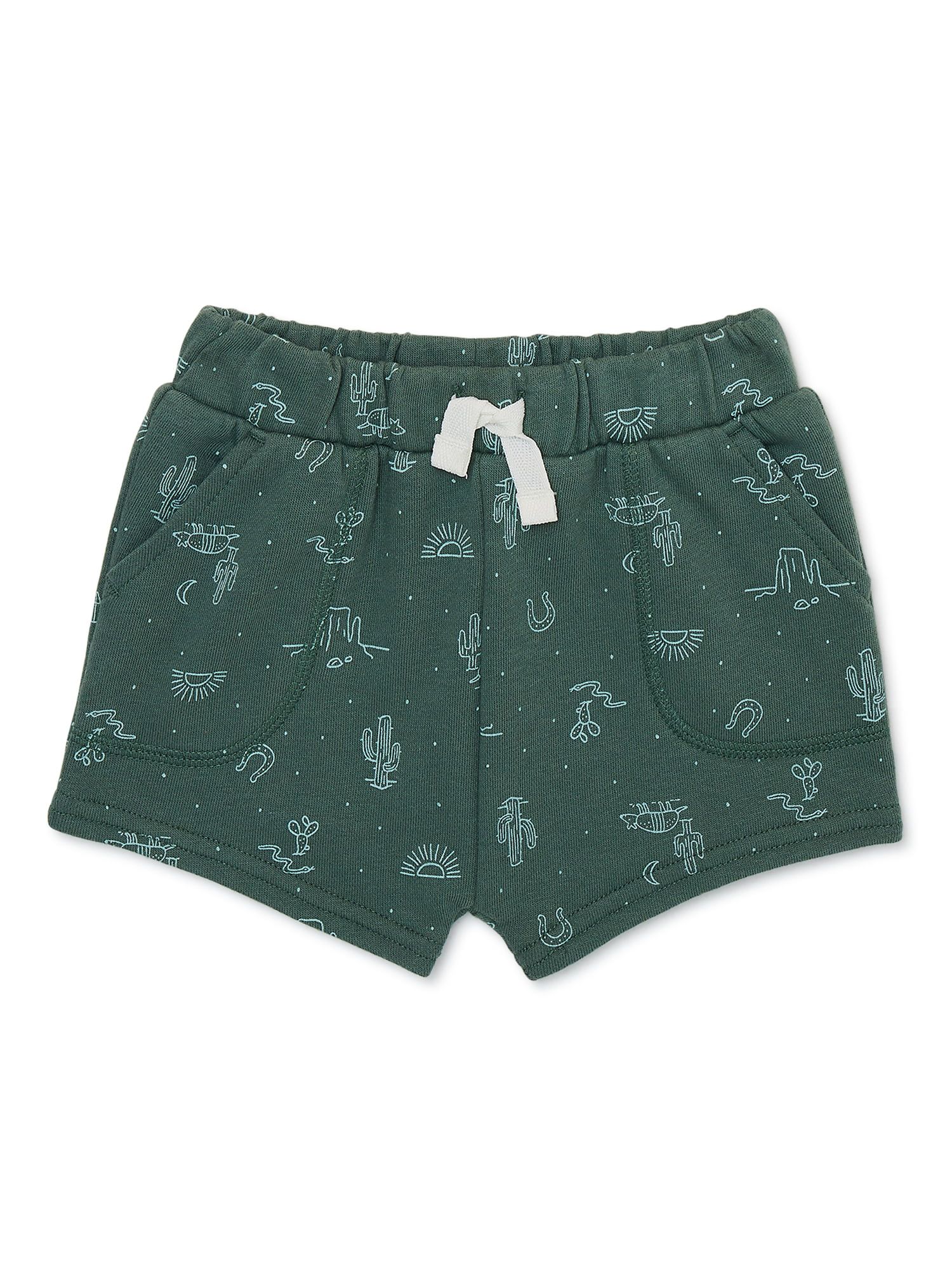 Garanimals Baby Boy French Terry Print Shorts, Sizes 0-24 Months | Walmart (US)