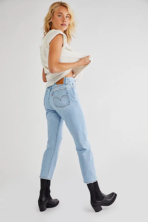 Levi's Wedgie Straight Jeans by Levi's at Free People, Luxor Again, 28 | Free People (Global - UK&FR Excluded)