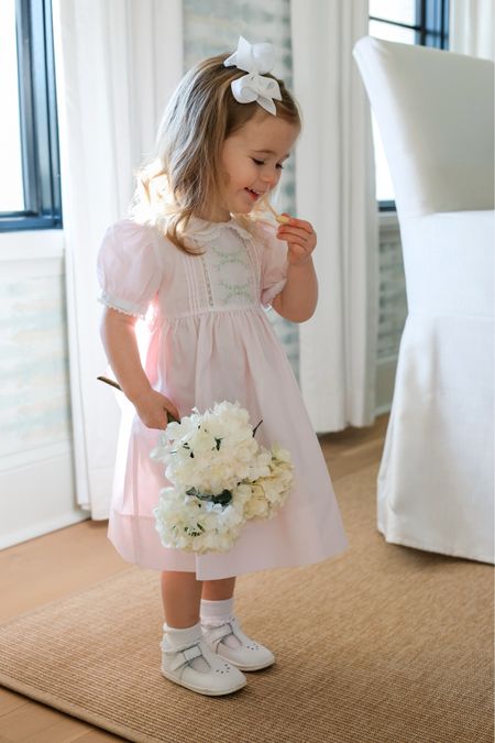 The sweetest dress for my real life doll! 🩷🌸 Love the classic and dainty styles of @feltmanbrothers pieces, true heirlooms that can be passed down for generations!  

#LTKkids