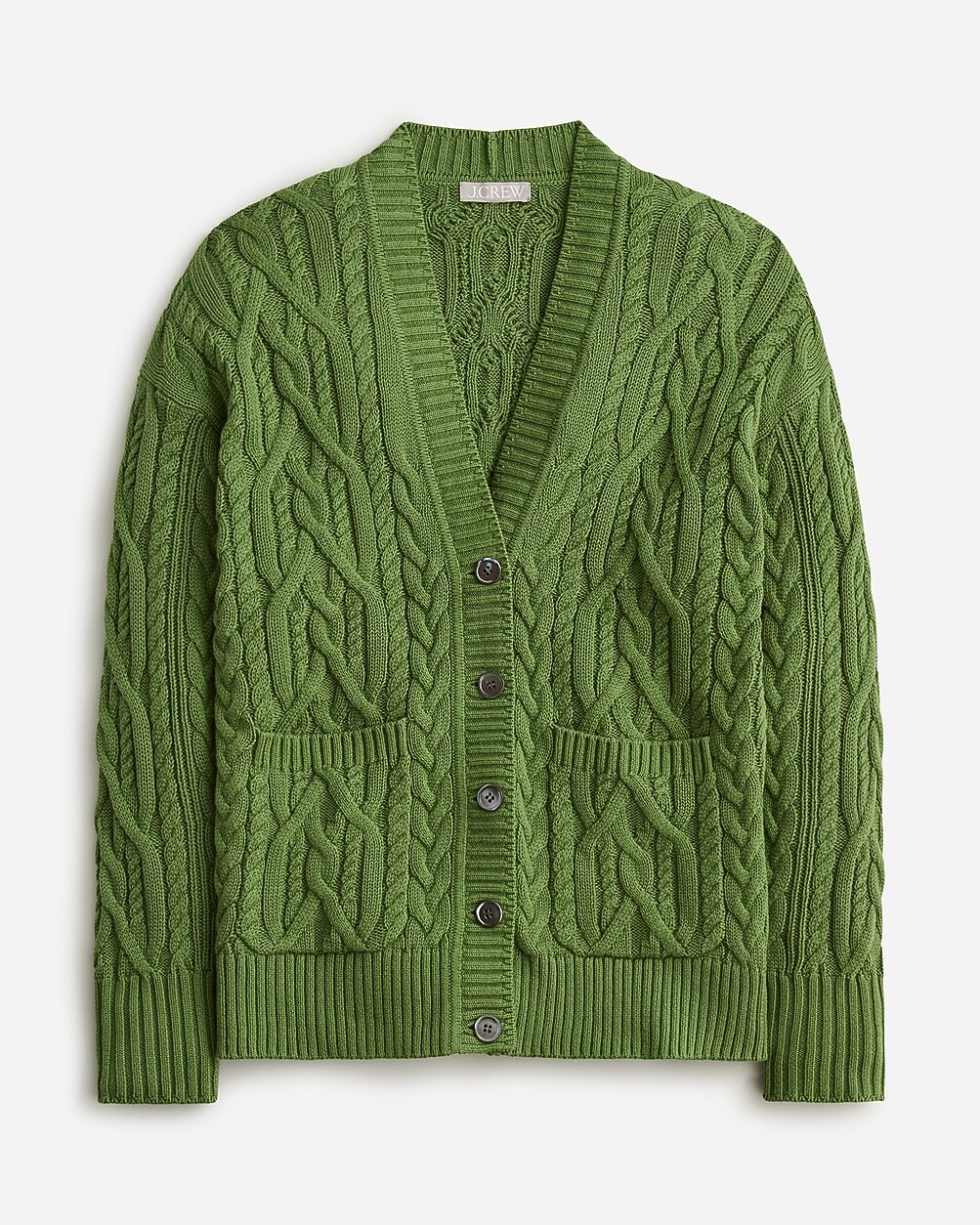 Cable-knit cardigan sweater | J. Crew US