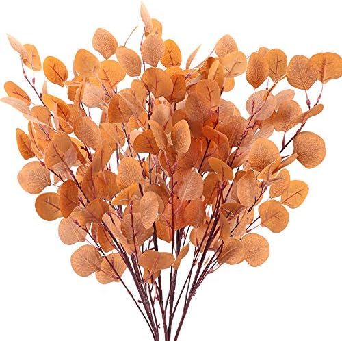 Amazon.com: HUAESIN 4 Pcs Artificial Eucalyptus Branches Long Stem Silk Silver Dollar Eucalyptus ... | Amazon (US)