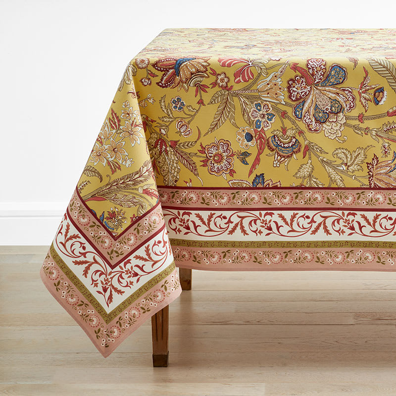 Garden Floral Cotton Tablecloth - Kamalei Floral, 70 in. x 108 in. | The Company Store
