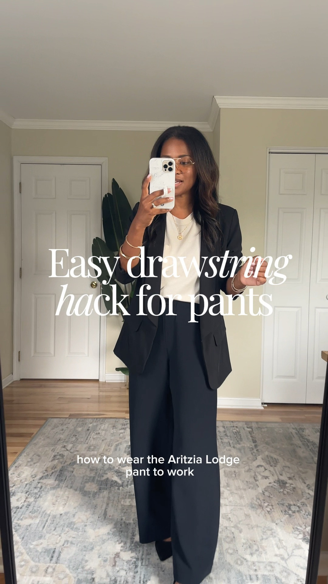 I’m wearing a small (regular) in the Aritzia lodge pants. I am 5.5 with a slightly longer torso. I am wearing a medium in the cream top. Linking similar blazers 

 #LTKgrwm #LTKootd #LTKOver40 #LTKgrwm #LTKootd #LTKOver40