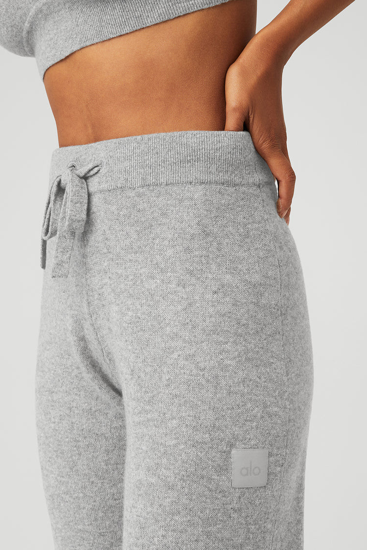Cashmere High-Waist Jet Set Wide Leg Pant | Alo Yoga (US)