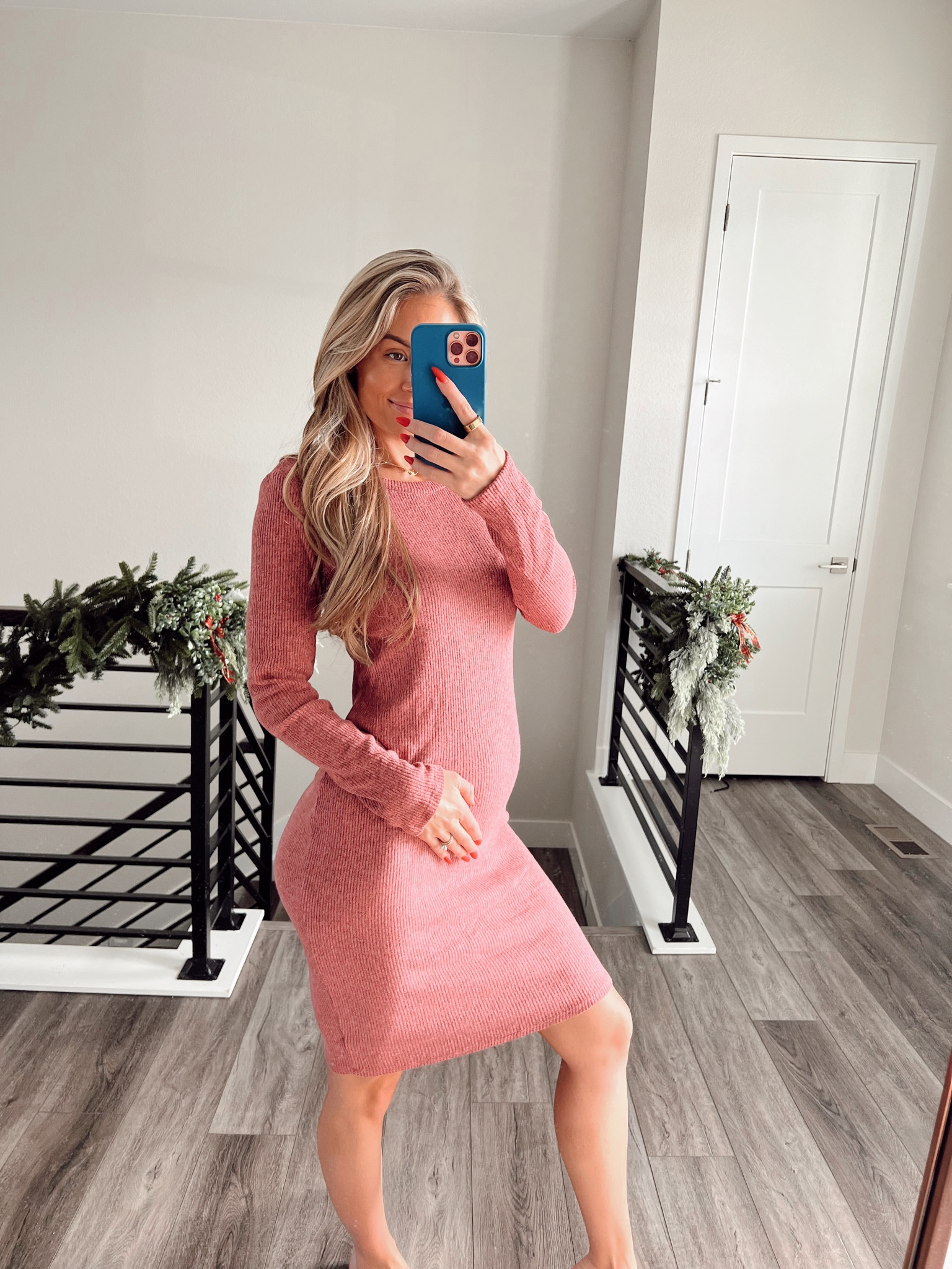 Amazon haul sweater dress. Wearing a size small! 🤍

#LTKfit #LTKbump #LTKSeasonal