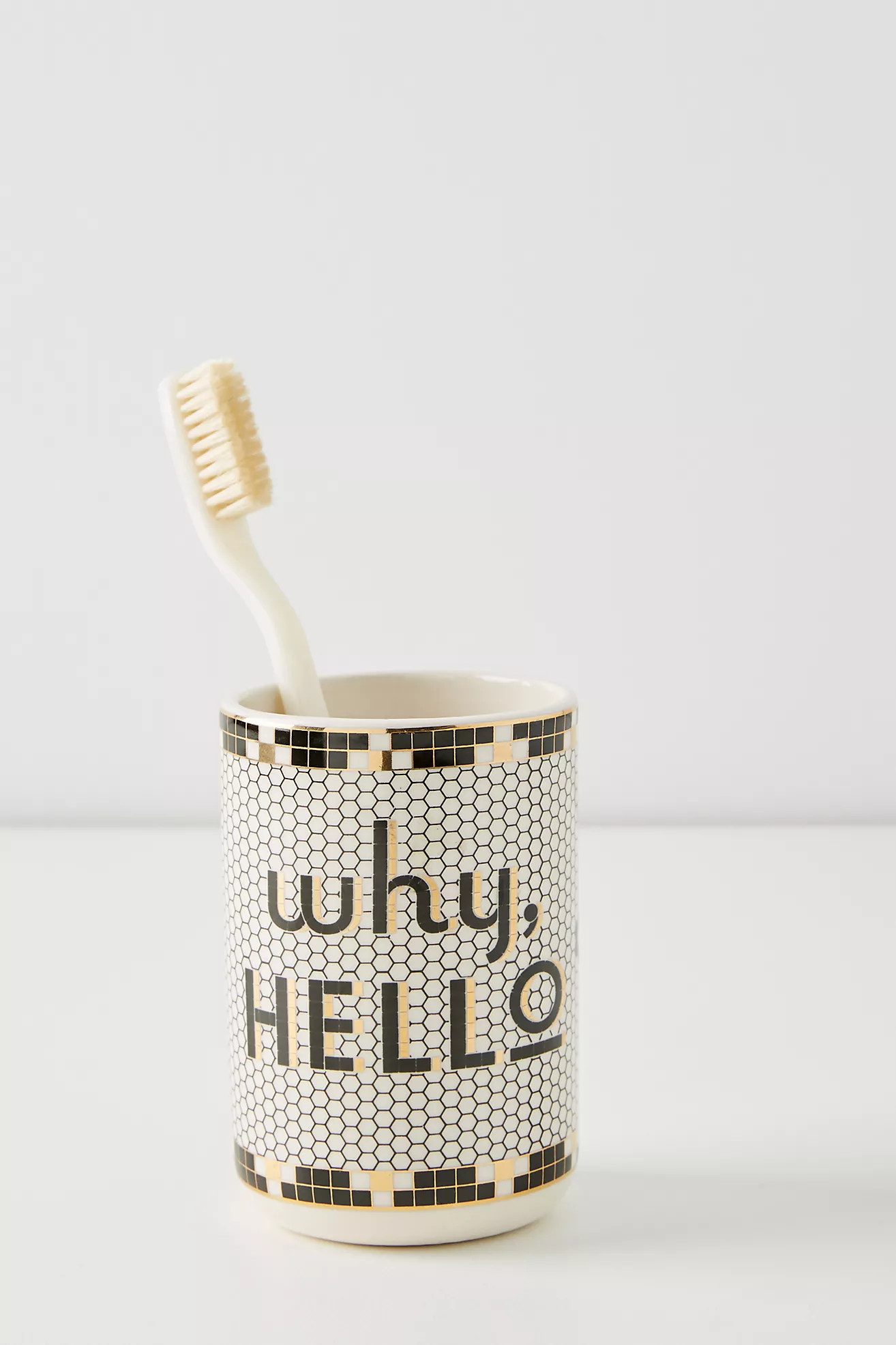 The Bistro Tile Stoneware Bath Collection | Anthropologie (US)