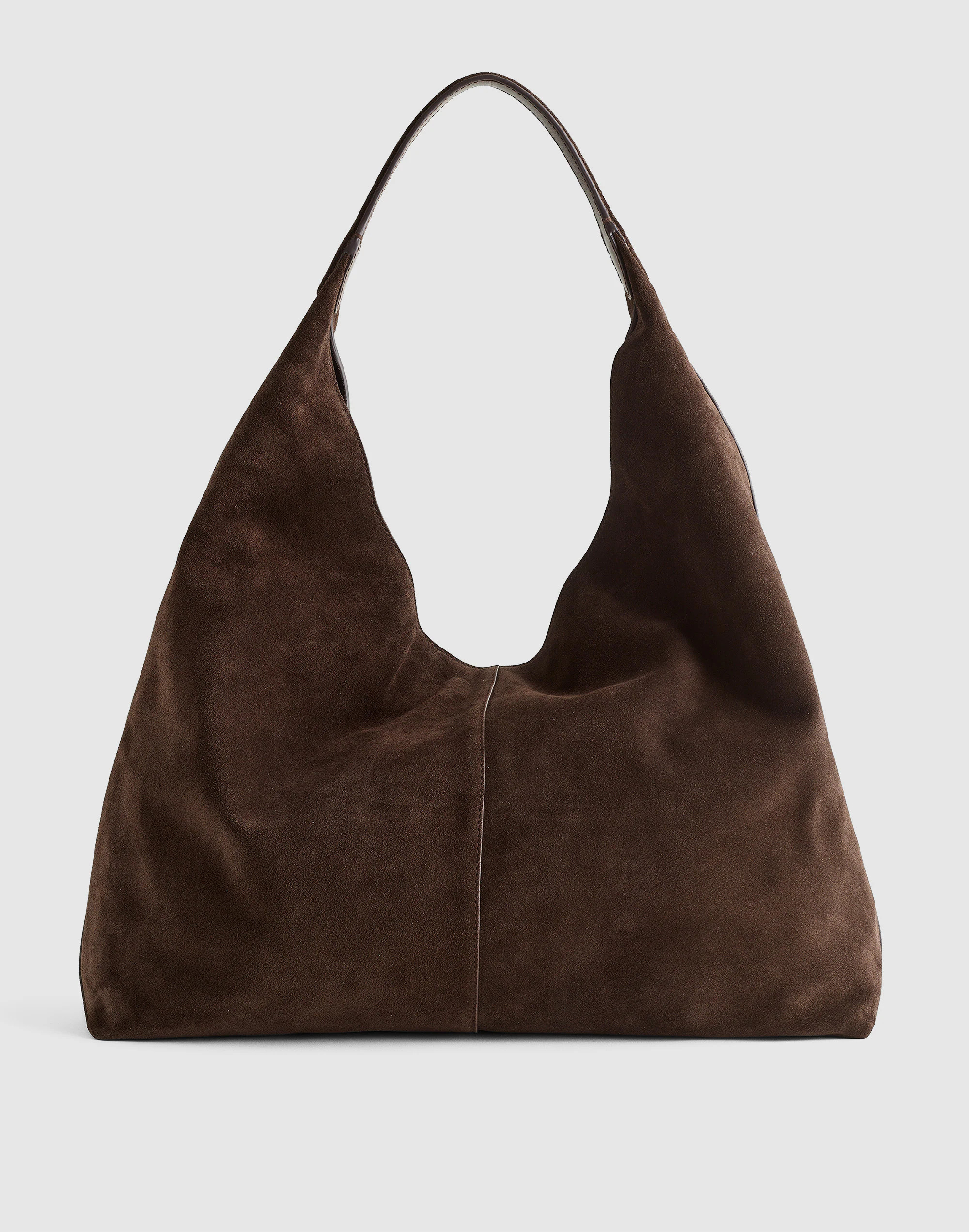 The Mylie Large Shoulder Bag in Italian Suede | Madewell