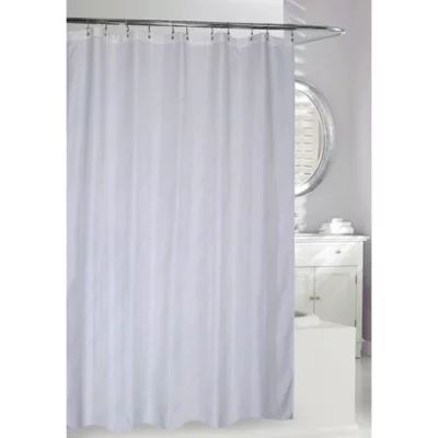 Moda 70-Inch x 72-Inch Sparkles Shower Curtain in White | Bed Bath & Beyond | Bed Bath & Beyond