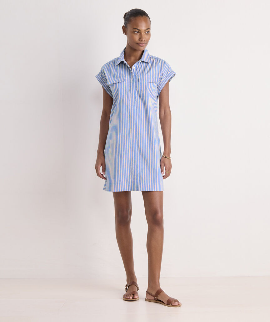 Margo Poplin Shirtdress | vineyard vines